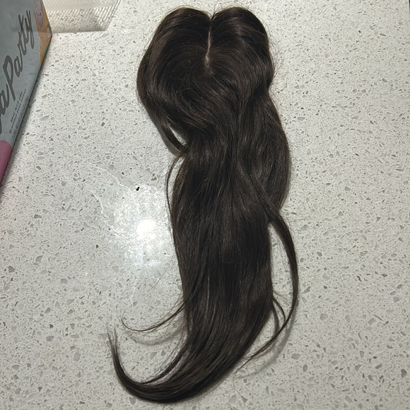 Beautiful Metamorphosis Womens Hair Topper Pieces 100% Human Hair. Brown 14 in - Picture 7 of 7